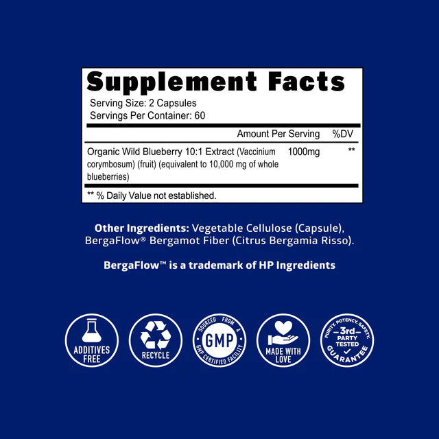Organic Wild Blueberry Capsules
