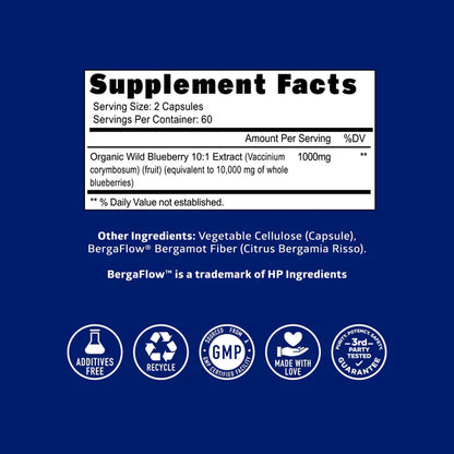 Organic Wild Blueberry Capsules