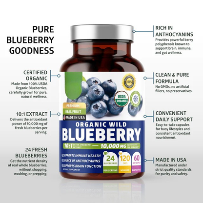 Organic Wild Blueberry Capsules