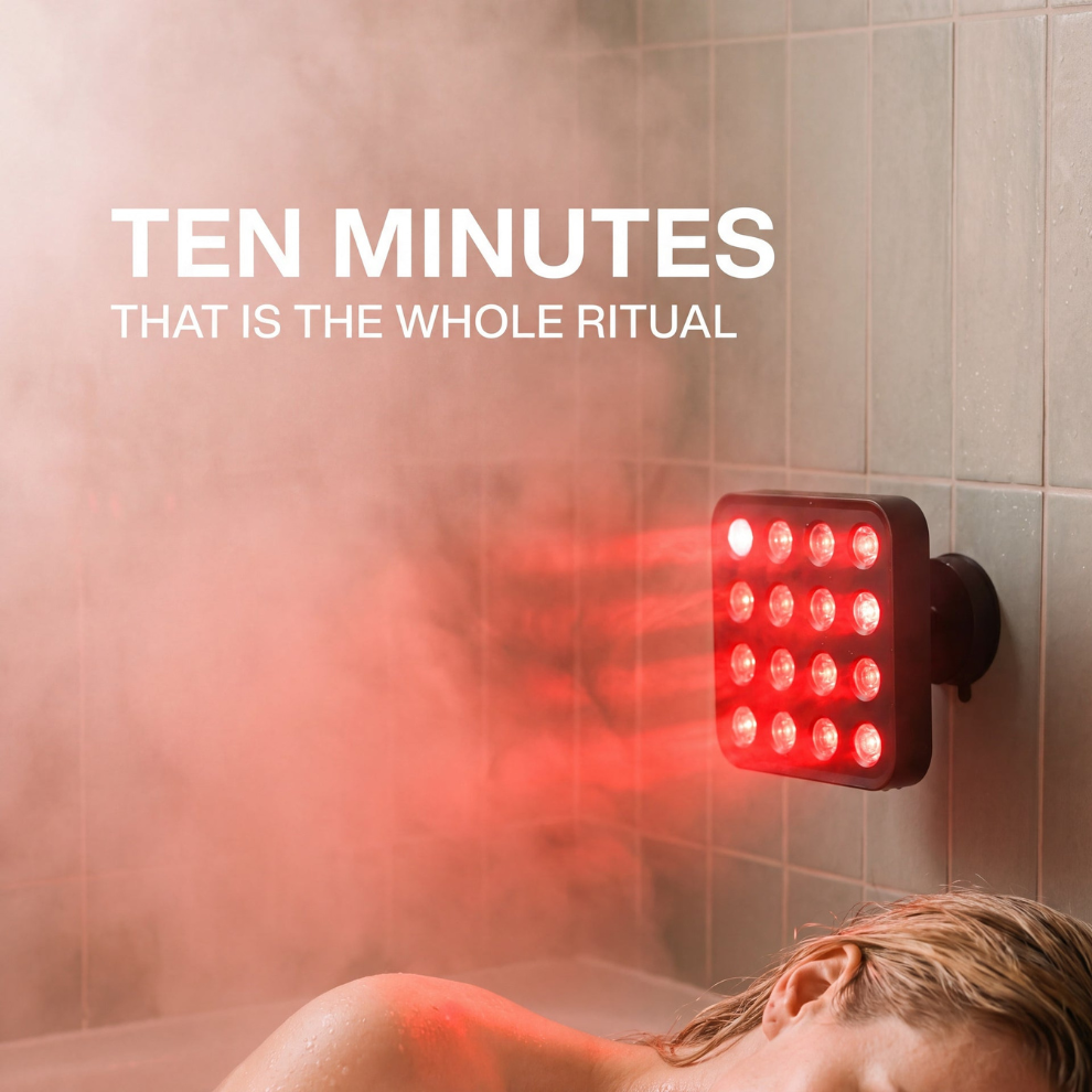 Red Light Shower Lamp