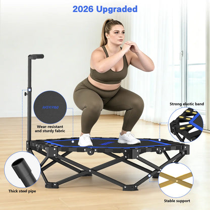Mini Trampoline with Bar