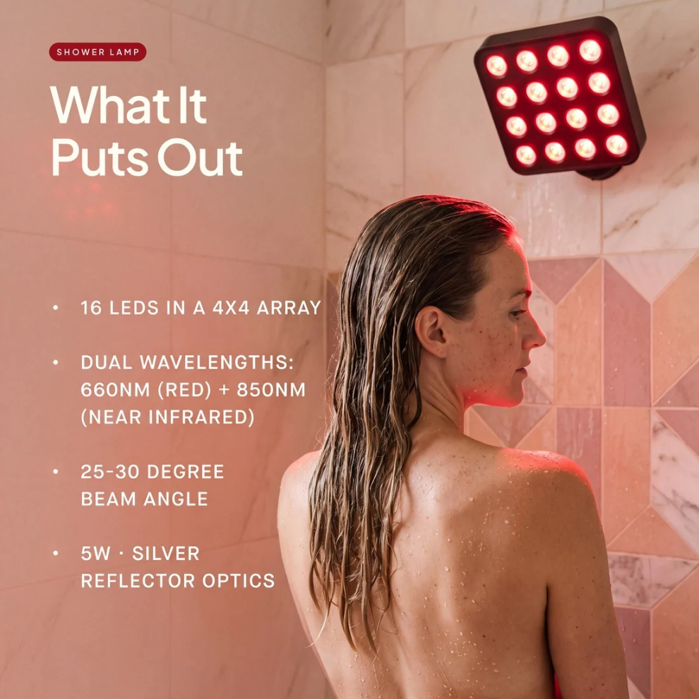 Red Light Shower Lamp