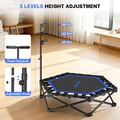 Mini Trampoline with Bar