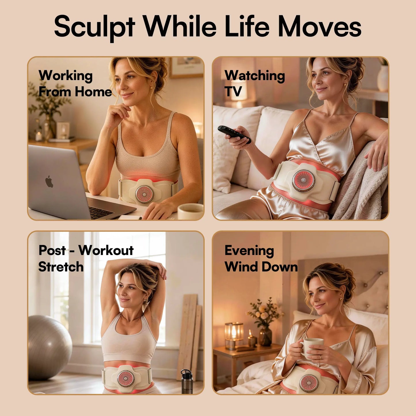 All-in-One Wearable Body Sculpting Belt